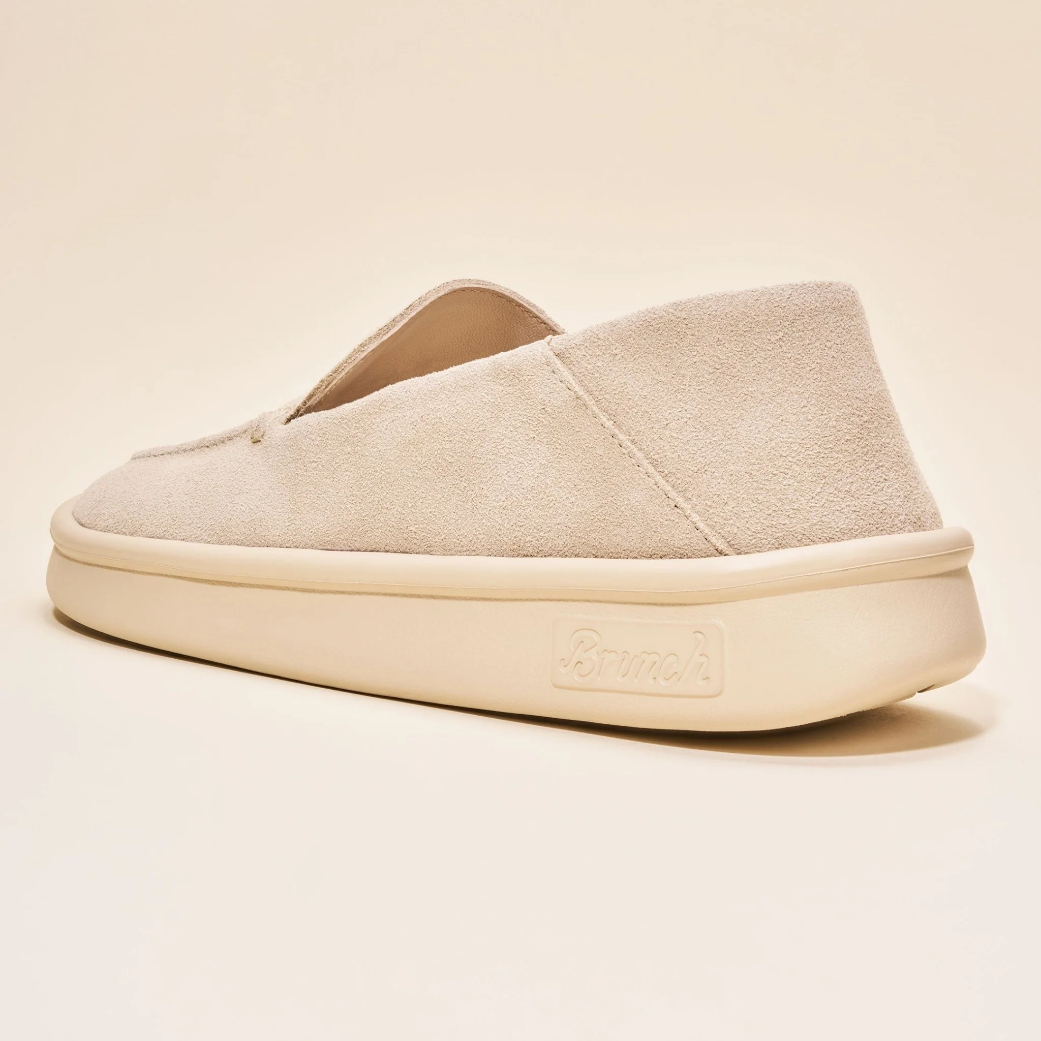 Collapsible Loafer - Beige - Suede - Image 7