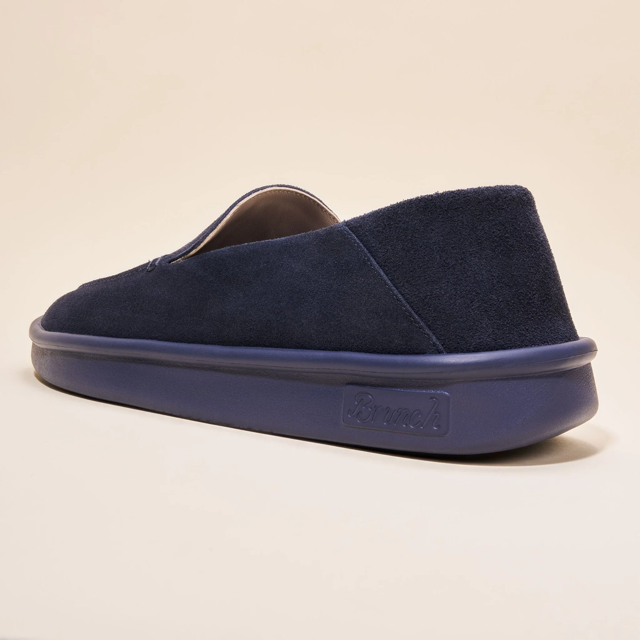 Collapsible Loafer - Navy - Suede - Image 4