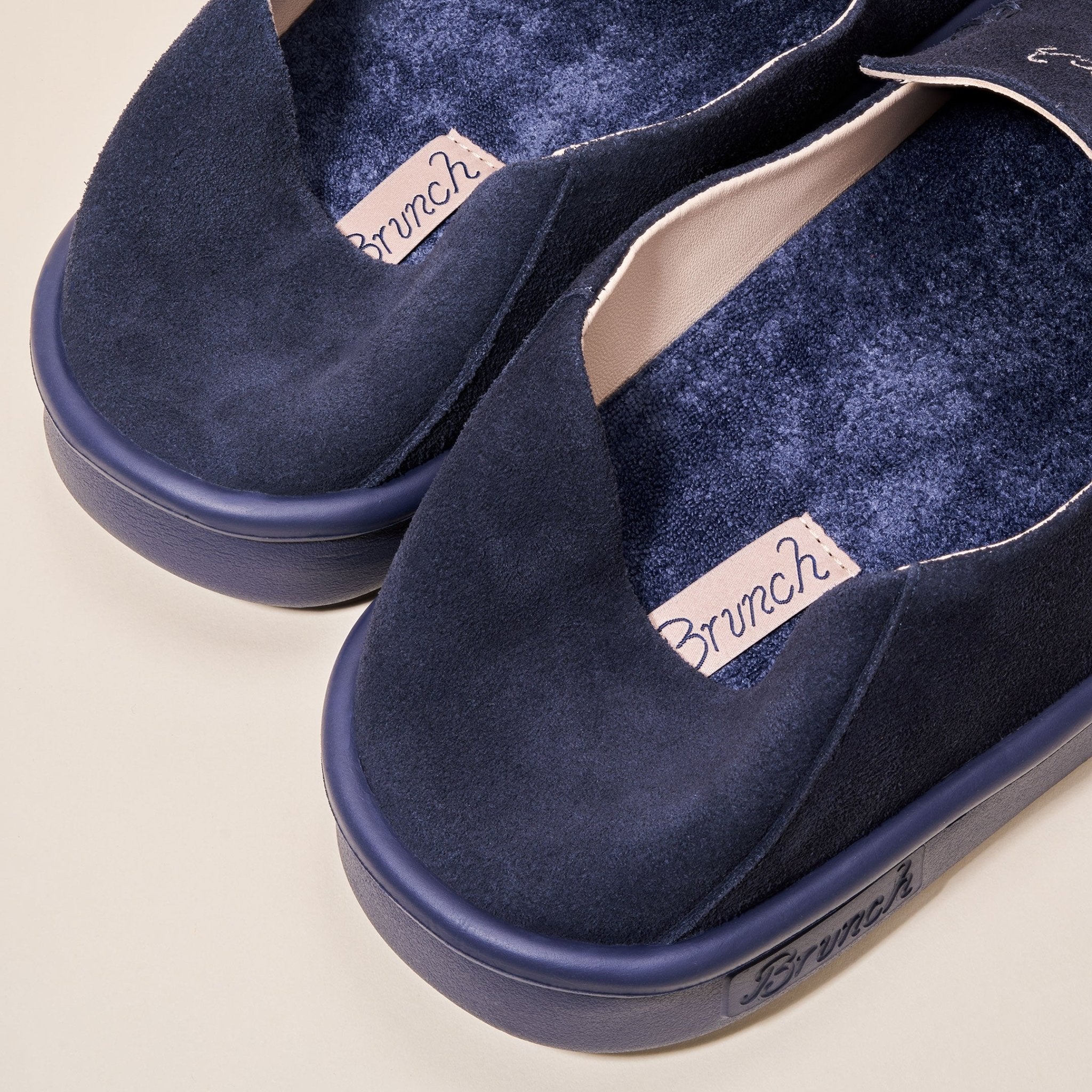 Collapsible Loafer - Navy - Suede - Image 5