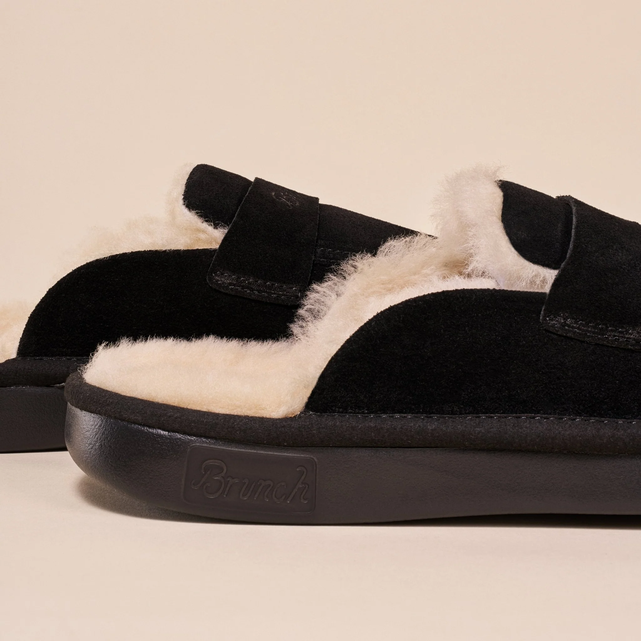 Loafer Shearling - Jet Black - Suede - Image 3