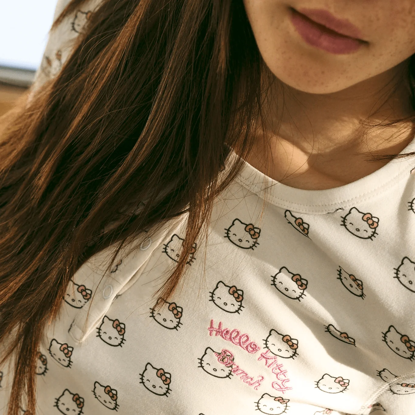 PJ Set - Cream - Hello Kitty - Image 3