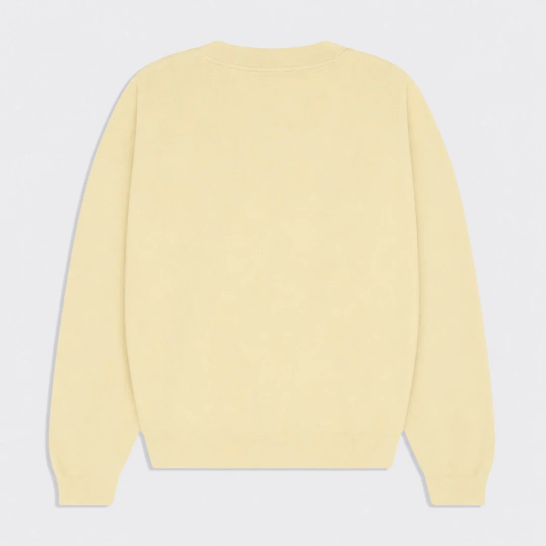 Summer Crewneck - Pale Yellow - French Terry - Image 3